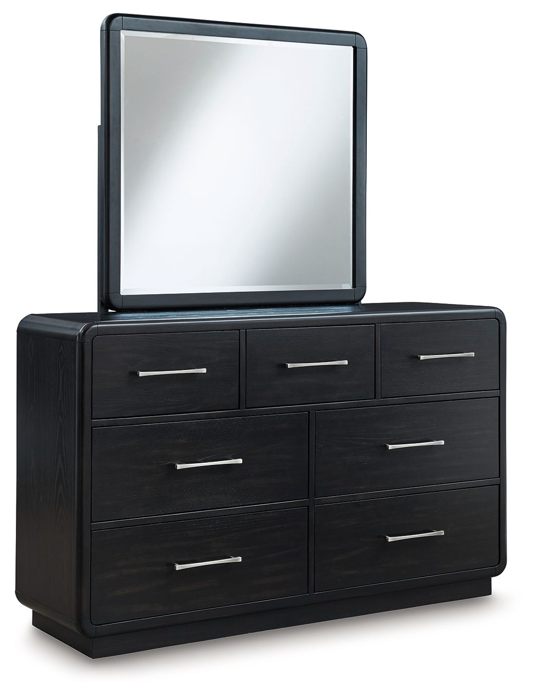 Rowanbeck - Black - Dresser And Mirror by Signature Design by Ashley® | Bel Furniture