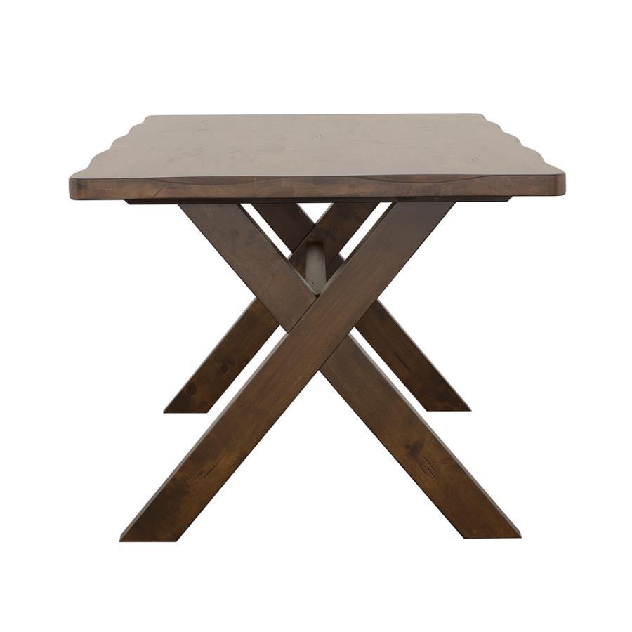 Alston - Rectangular Dining Table - Knotty Nutmeg by CoasterEveryday | Bel Furniture
