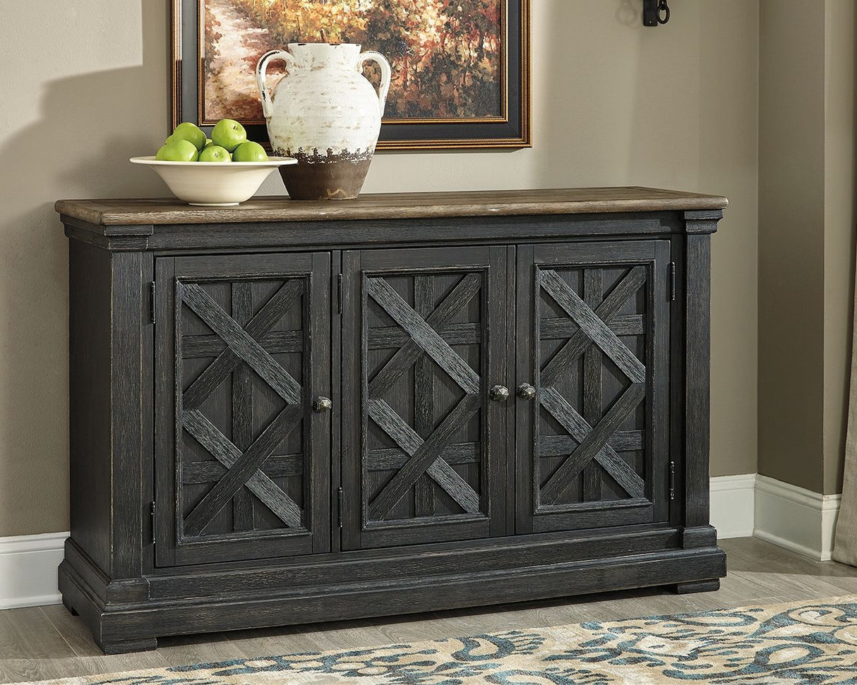 Tyler Creek - Black / Gray - Dining Room Server by Signature Design by Ashley® | Bel Furniture
