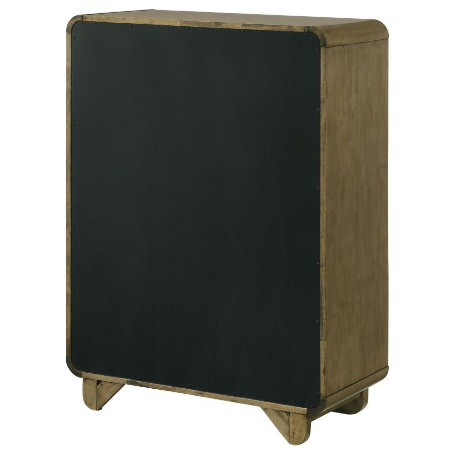 Amsbury - 5-Drawer Chest Of Drawers - Nutmeg by Coaster Fine Furniture | Bel Furniture