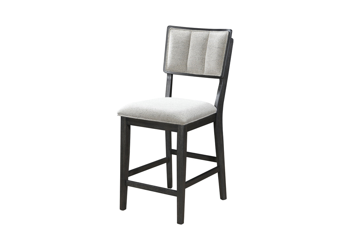 Cline - Counter Height Chair (Set of 2) - Charcoal / Gray by Crown Mark | Bel Furniture