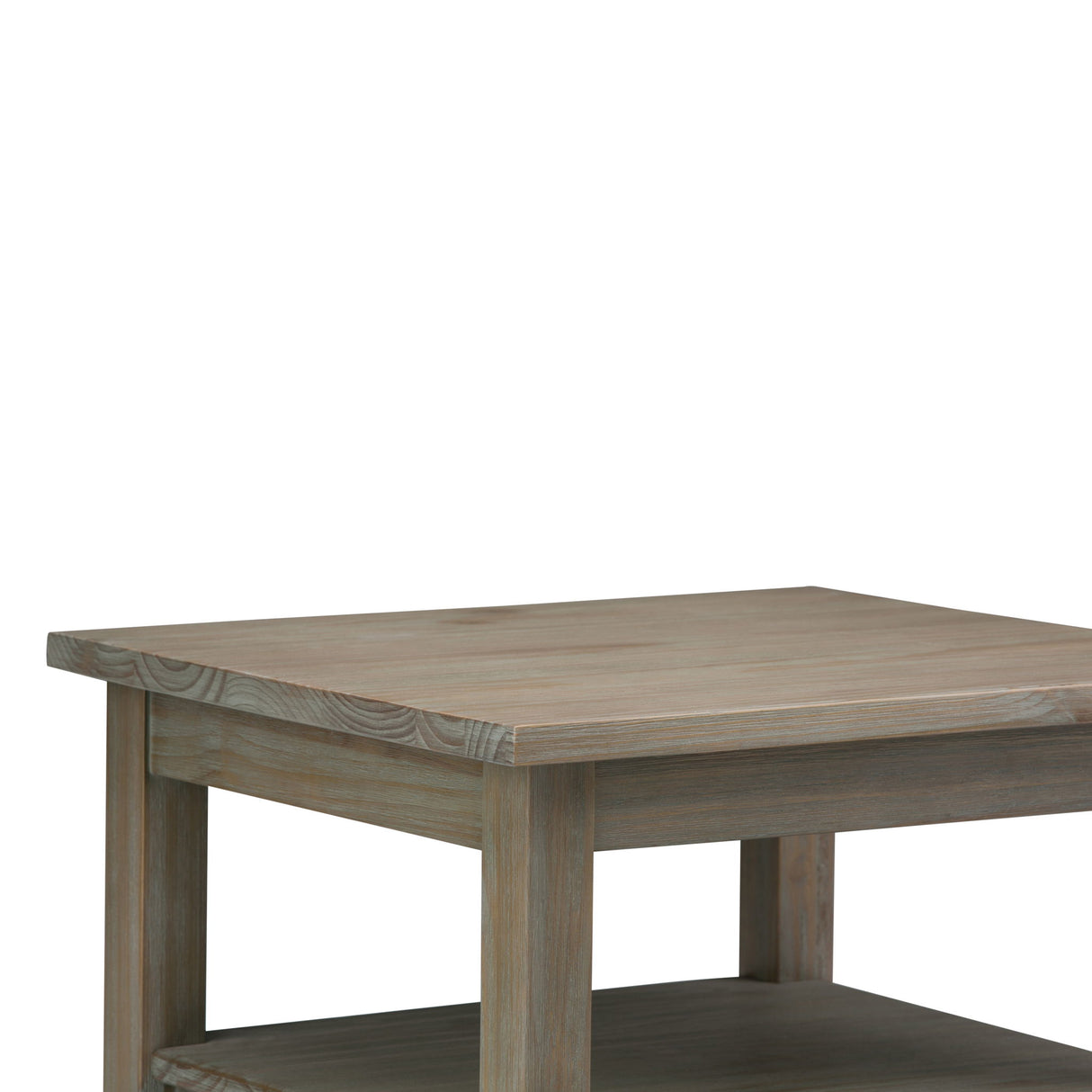 Warm Shaker - End Table - Distressed Gray by Simpli-Home | Bel Furniture