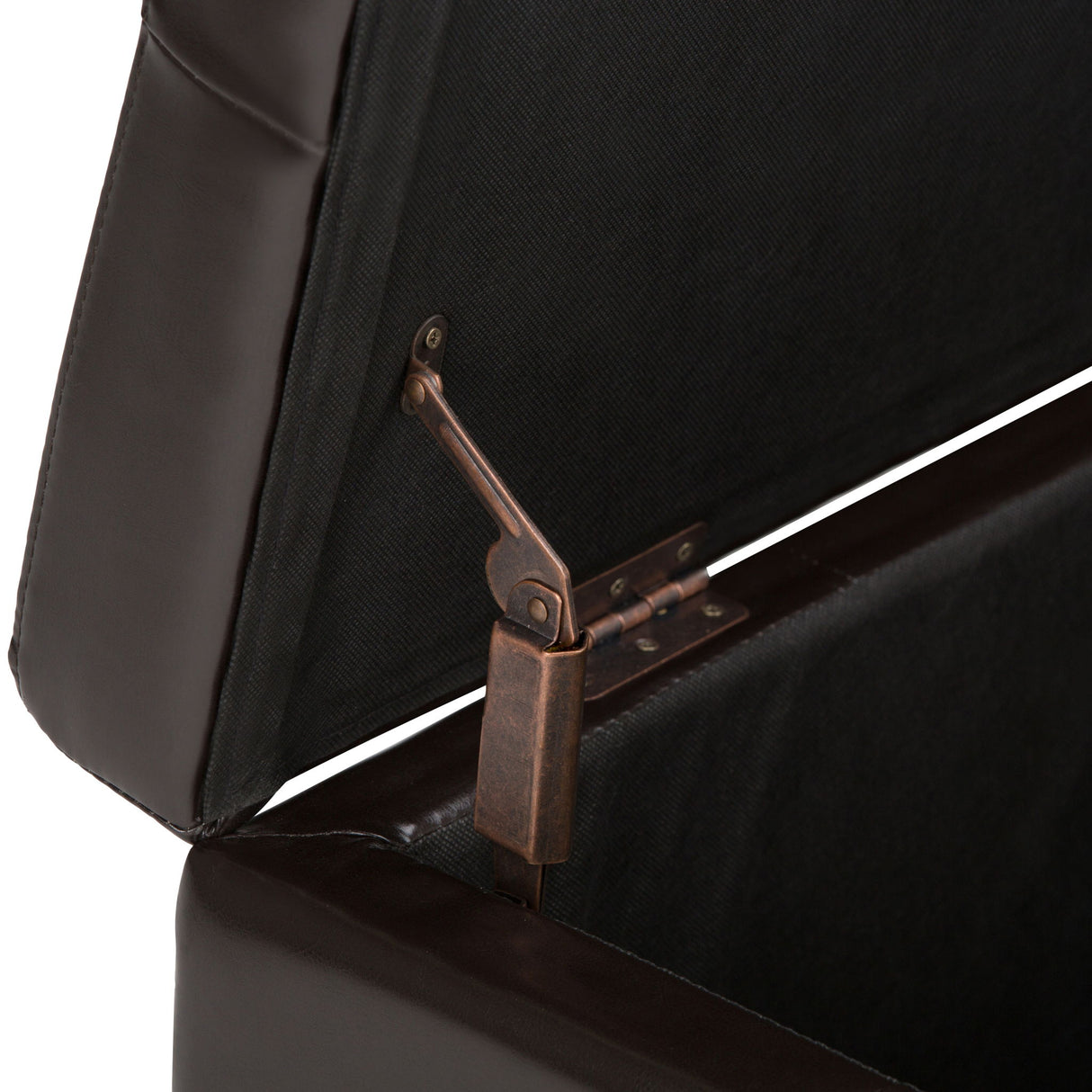 Castleford - Contemporary Storage Ottoman by Simpli-Home | Bel Furniture