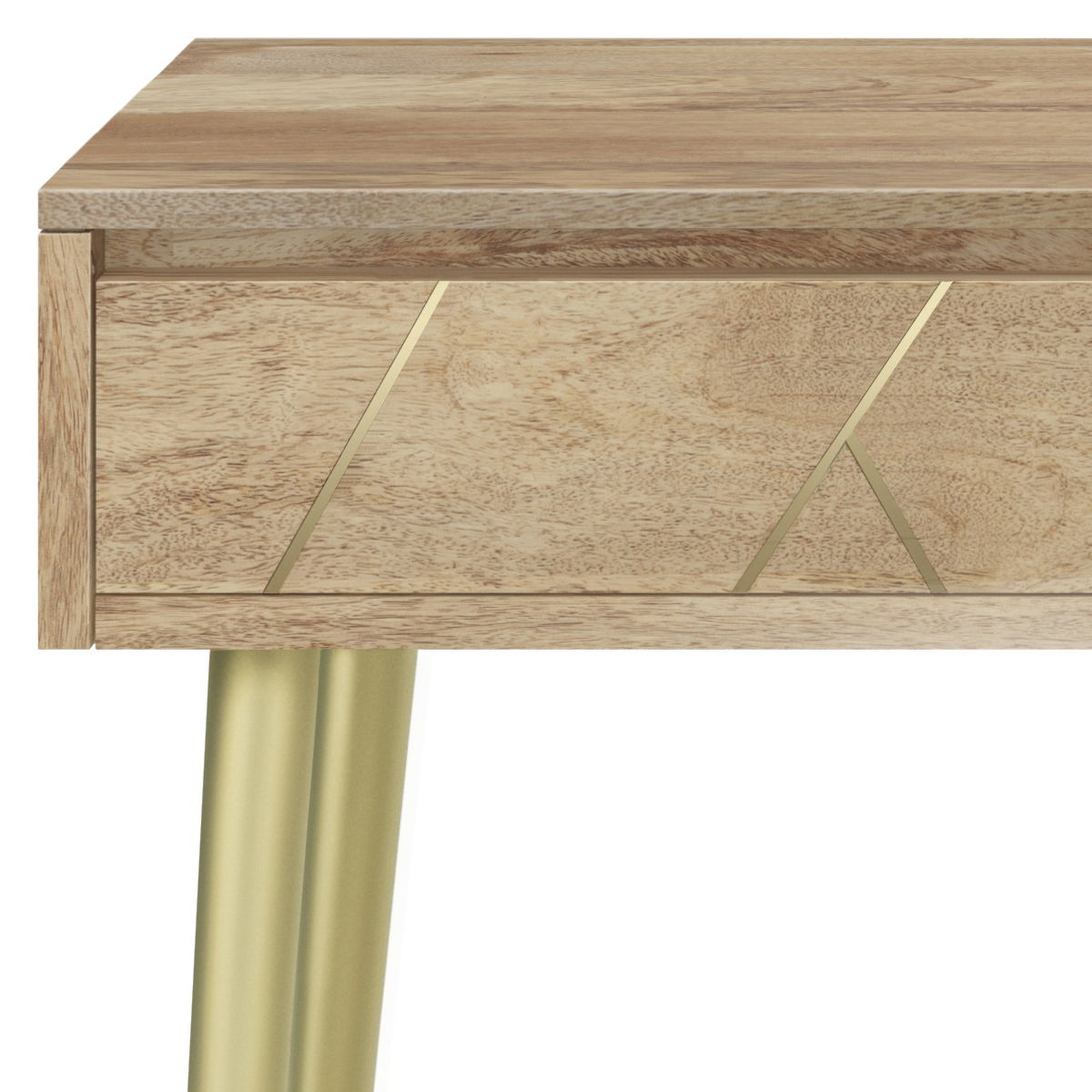 Jager - Console Table - Natural by Simpli-Home | Bel Furniture