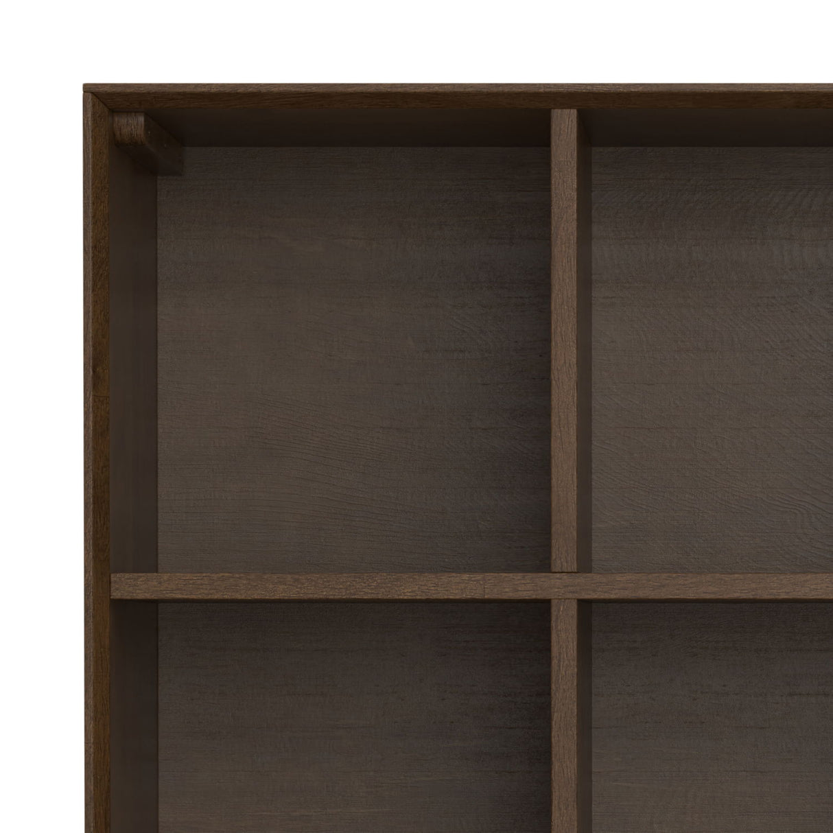 Banting - 9 Cube Bookcase With Drawers - Walnut Brown by Simpli-Home | Bel Furniture