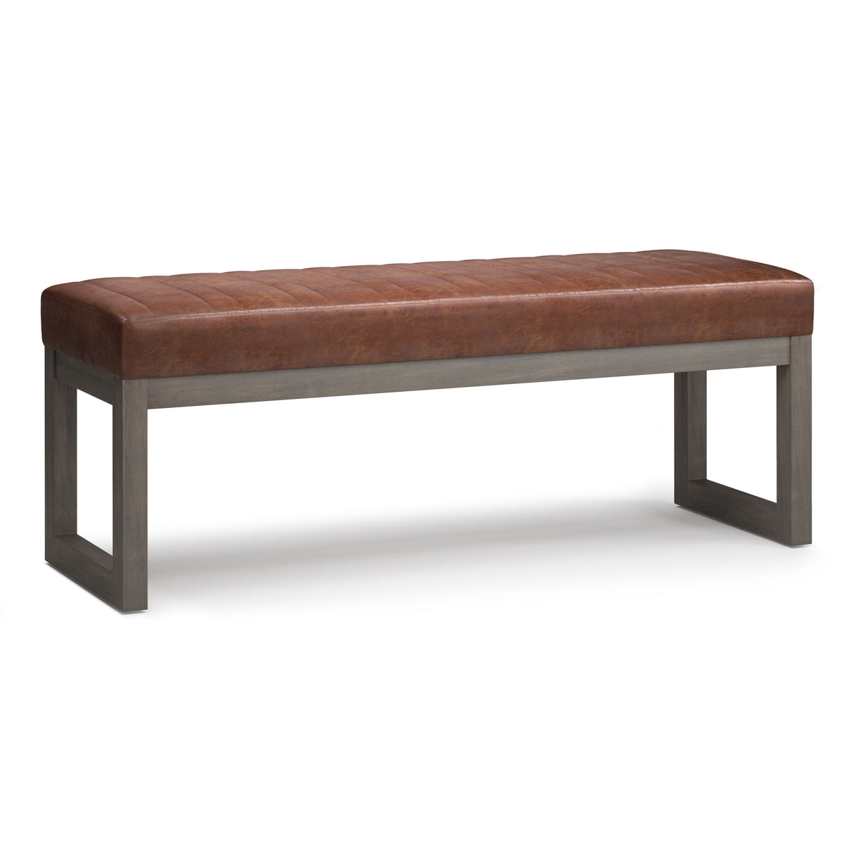 Casey - Multi Functional Ottoman Bench Light Brown by Simpli-Home | Bel Furniture