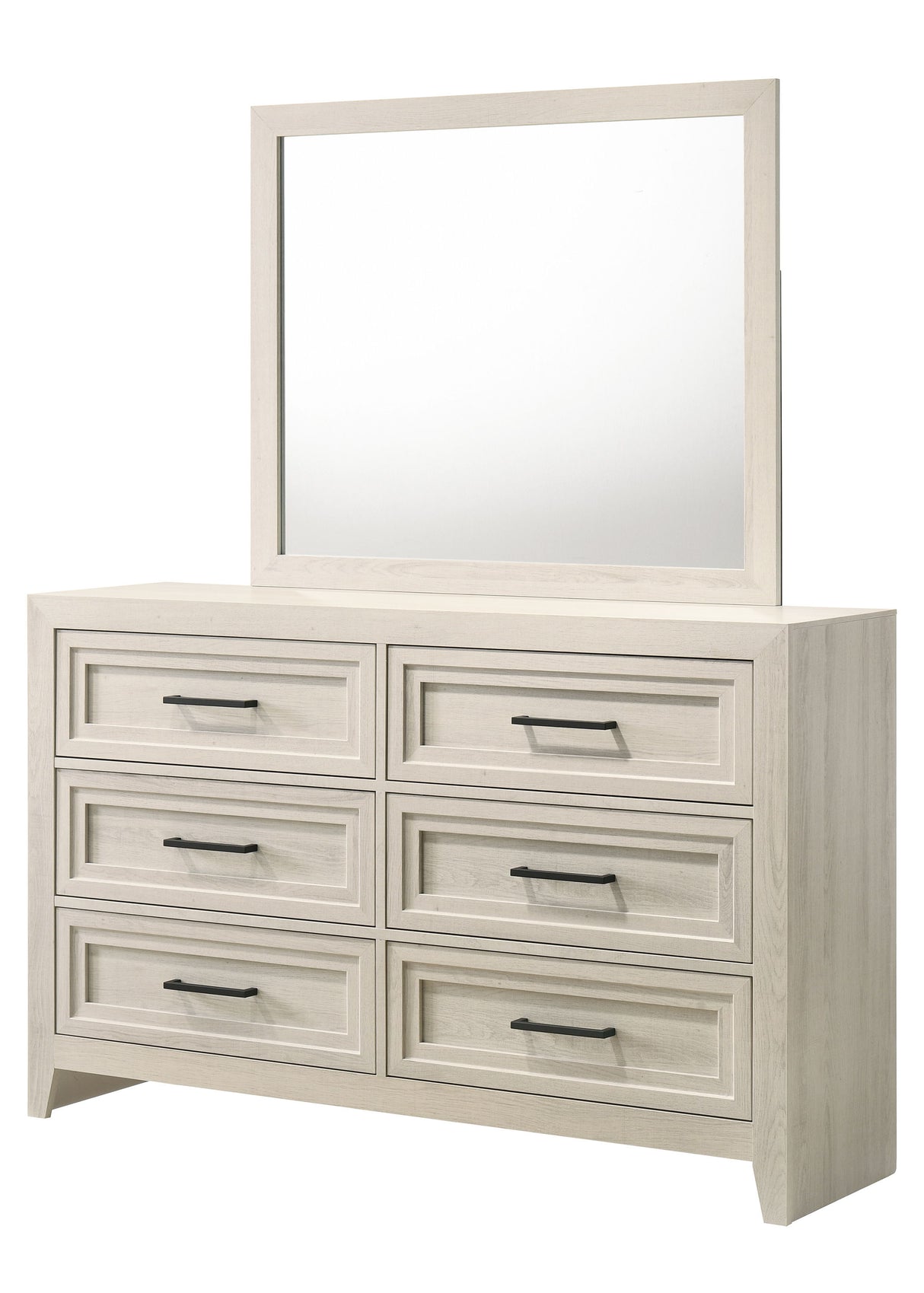 Lorraine - Dresser Beige Dresser & Mirror by Crown Mark | Bel Furniture