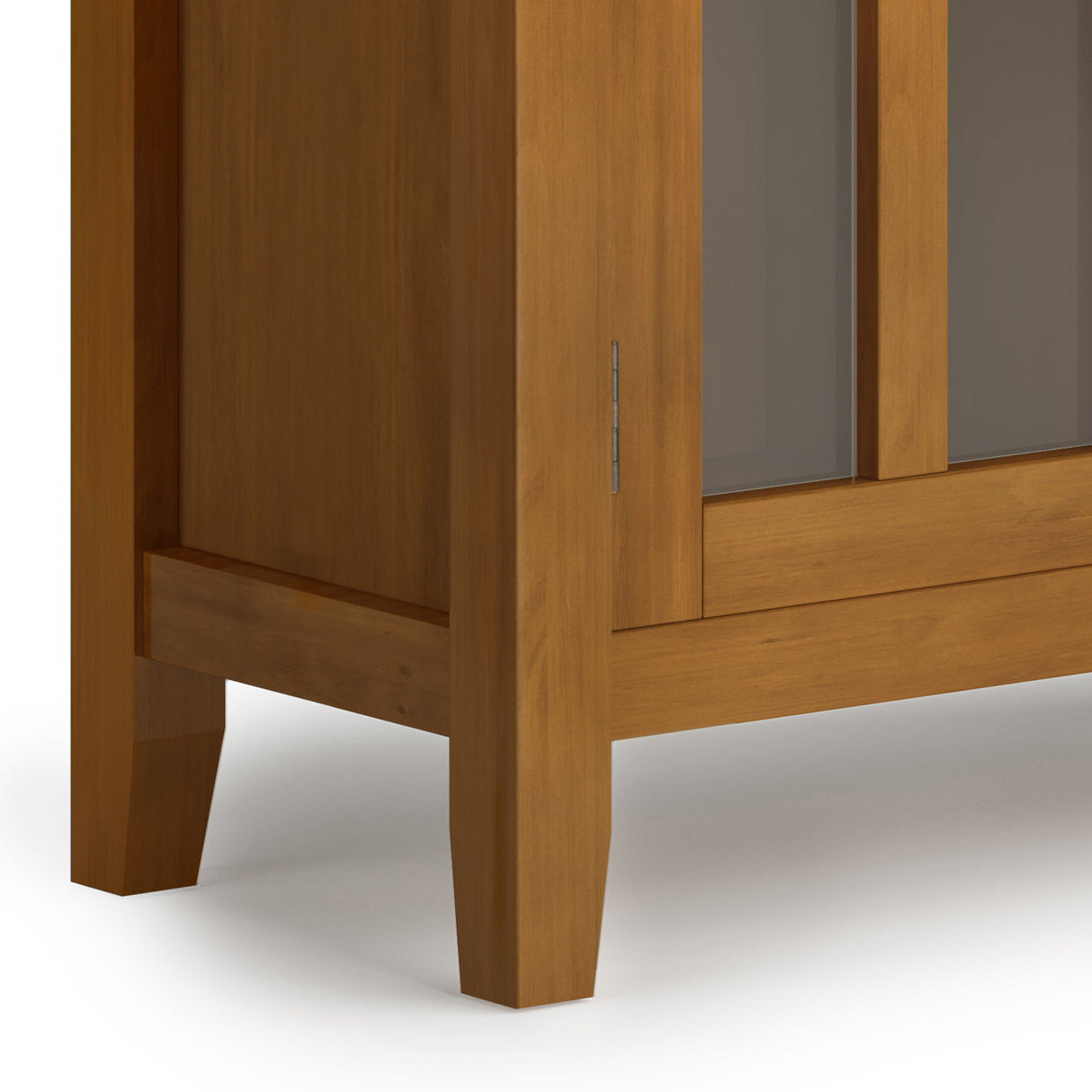 Artisan - Low Storage Cabinet - Honey Brown by Simpli-Home | Bel Furniture