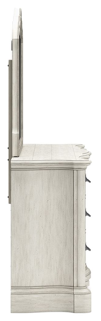Arlendyne - Antique White - Dresser And Mirror by Signature Design by Ashley® | Bel Furniture