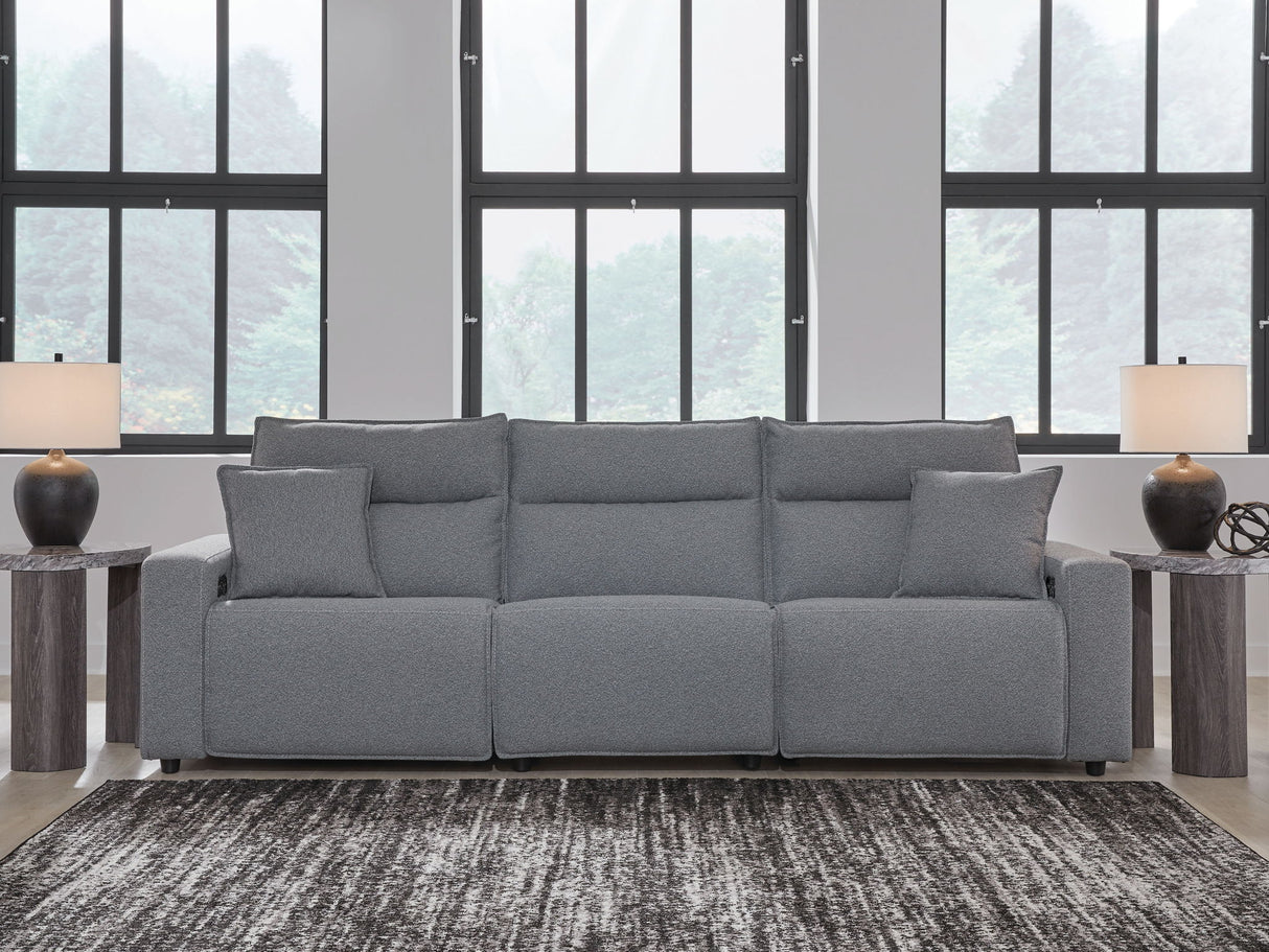 Modmax - Salt And Pepper - Reclining Sectional by Signature Design by Ashley® | Bel Furniture