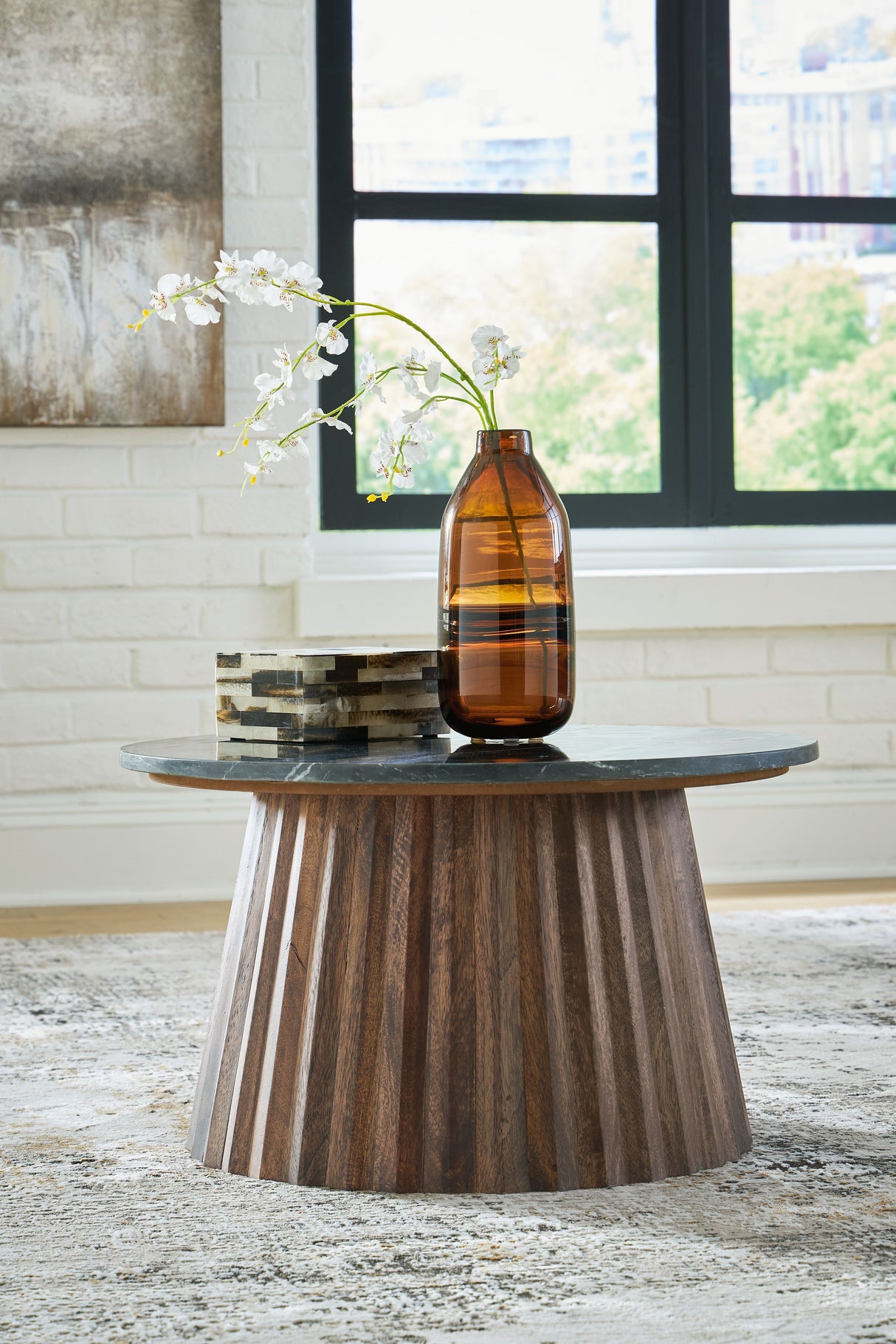 Ceilby - Black / Brown - Accent Cocktail Table by Signature Design by Ashley® | Bel Furniture
