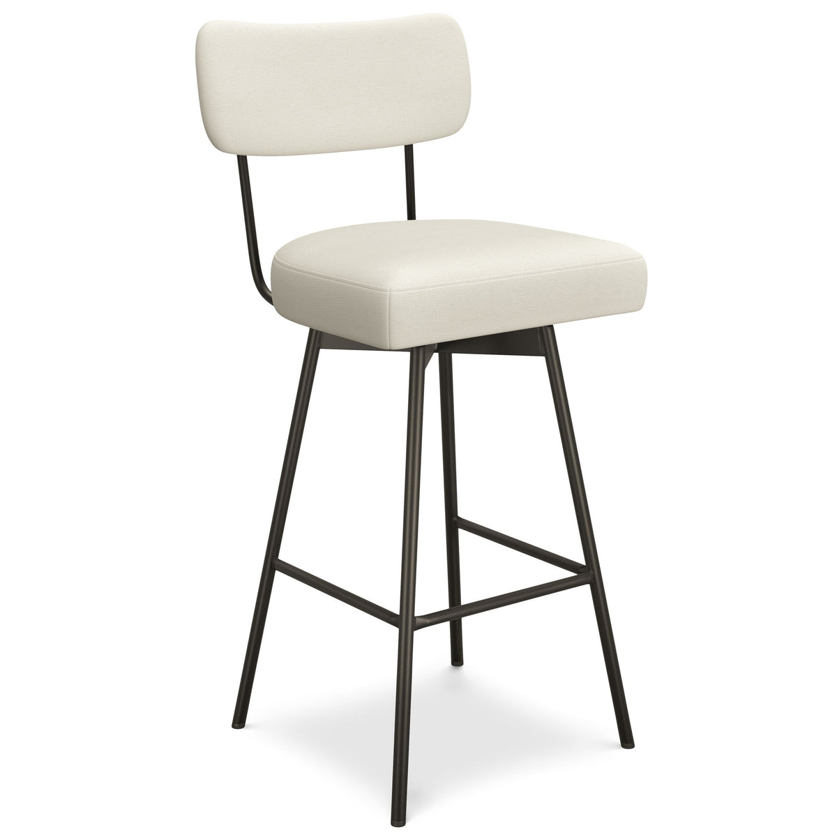 Giselle - Swivel Bar Stool (Set of 2) - Gray