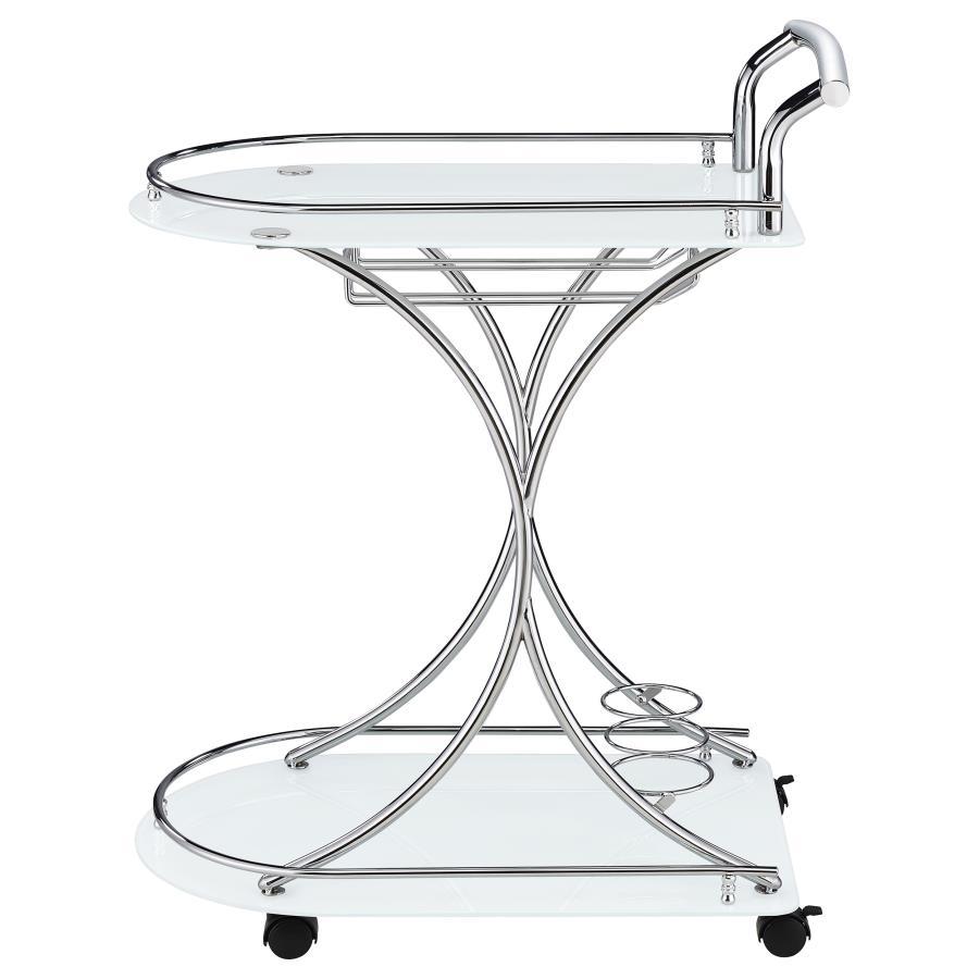 Elfman - 2-Shelve Serving Cart by CoasterEveryday | Bel Furniture