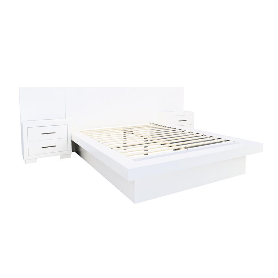 Jessica - Wood Bed Panels (Set of 2) White by CoasterEssence | Bel Furniture