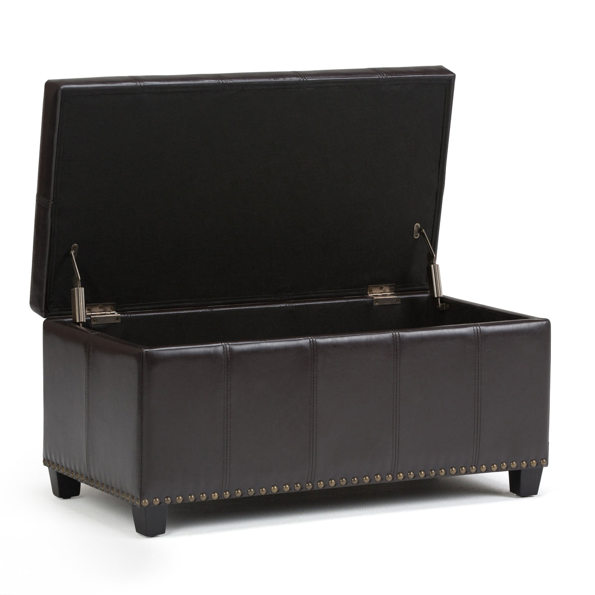 Amelia - Transitional Storage Ottoman Bench by Simpli-Home | Bel Furniture