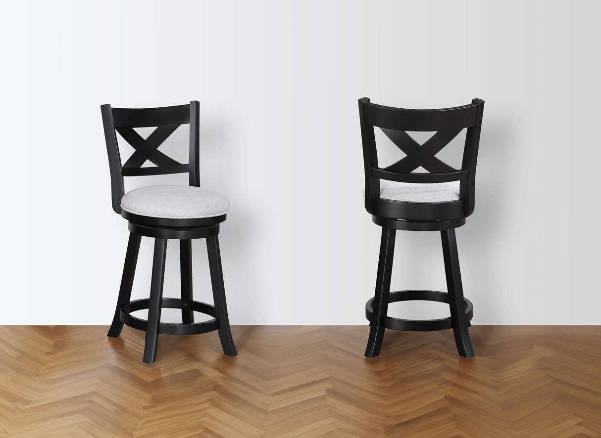 Kipper - Swivel Pub Stool (Set of 2) by Crown Mark | Bel Furniture