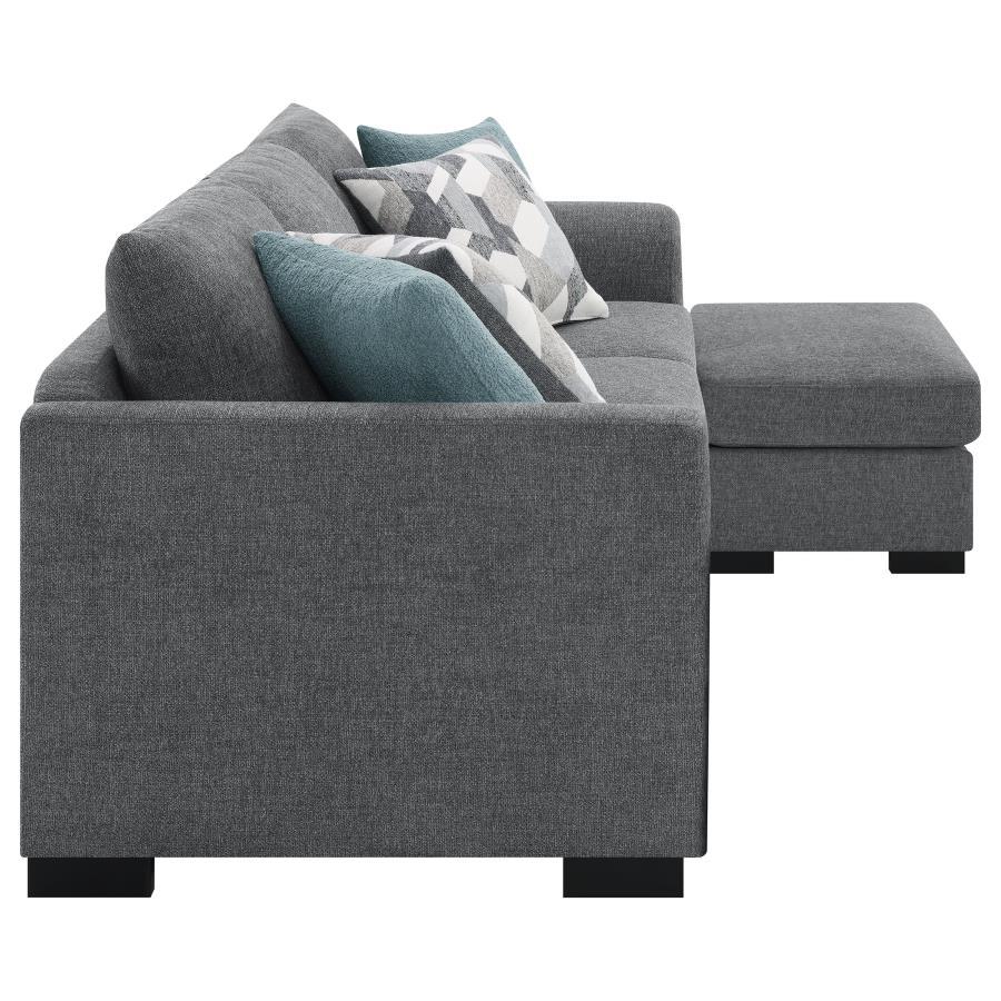 Storey - Upholstered Sleeper Sectional Chaise Sofa by CoasterEveryday | Bel Furniture