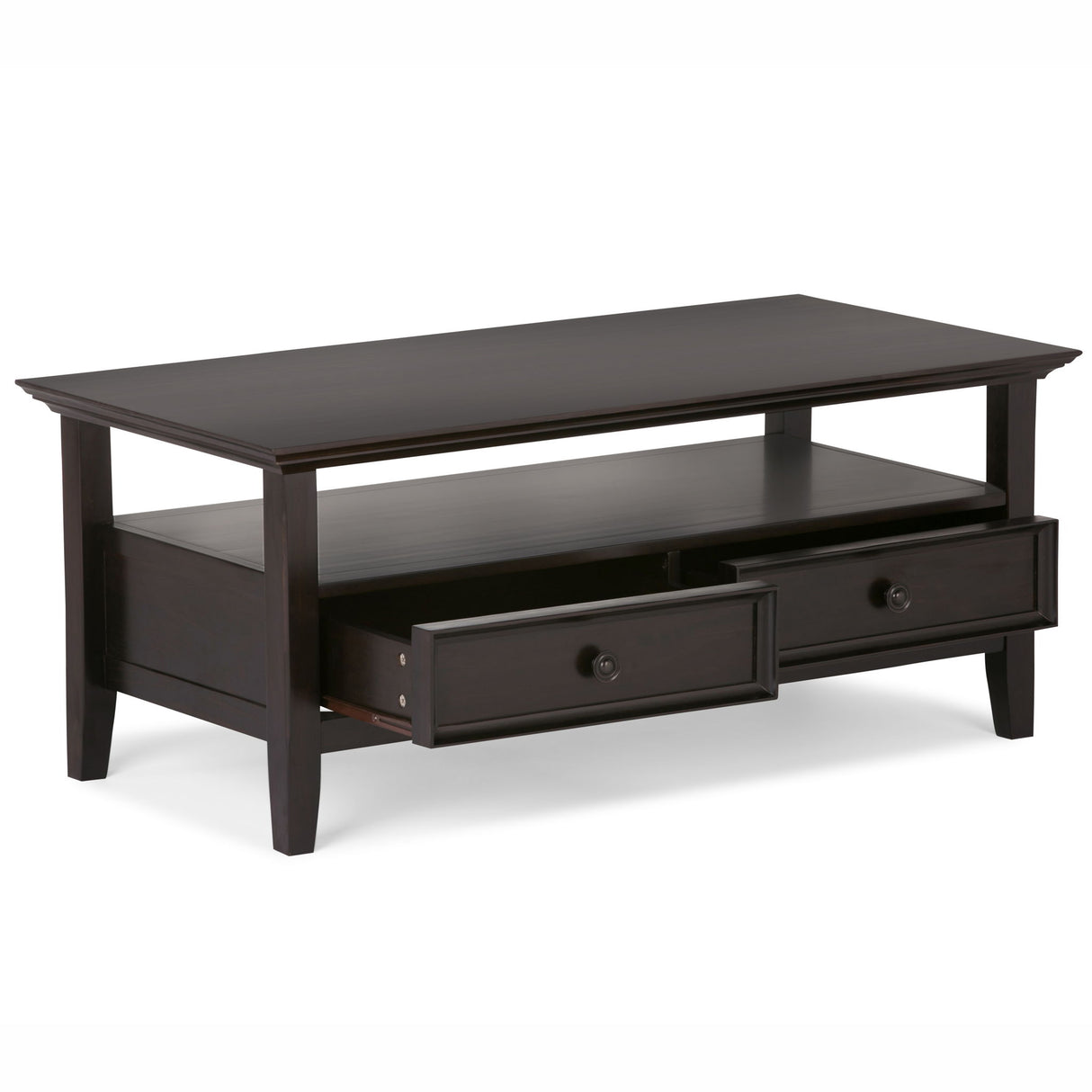 Amherst - Coffee Table - Hickory Brown by Simpli-Home | Bel Furniture