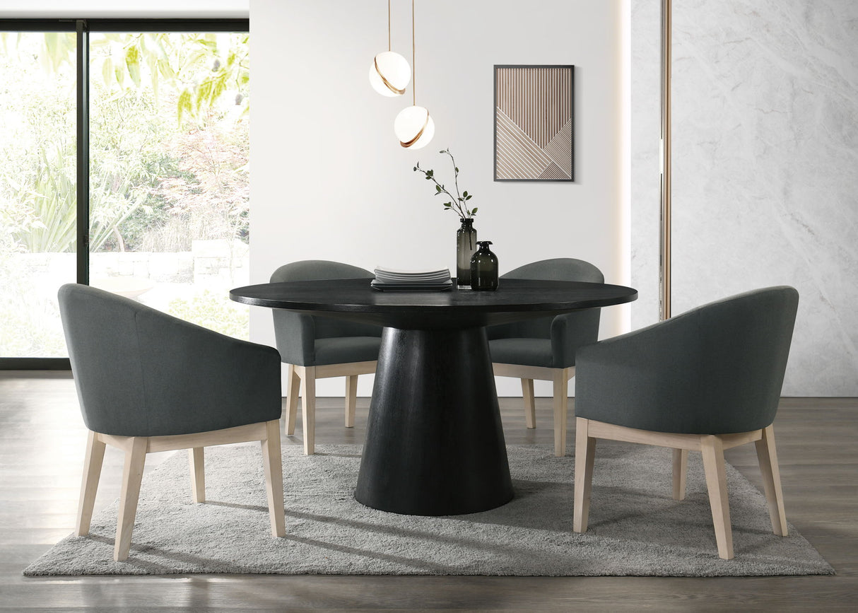 Jasper - 59" Round Dining Table Set by Lilola Home | Bel Furniture