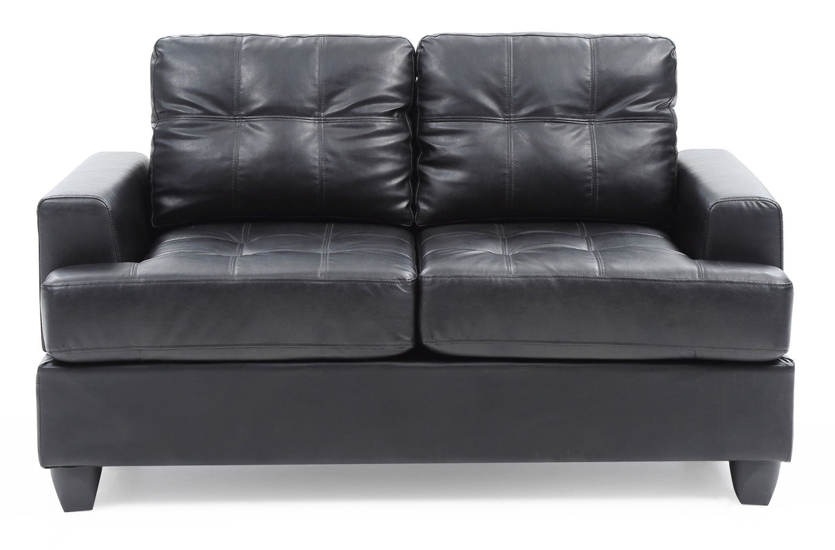 Stylish Transitional Loveseat For Two