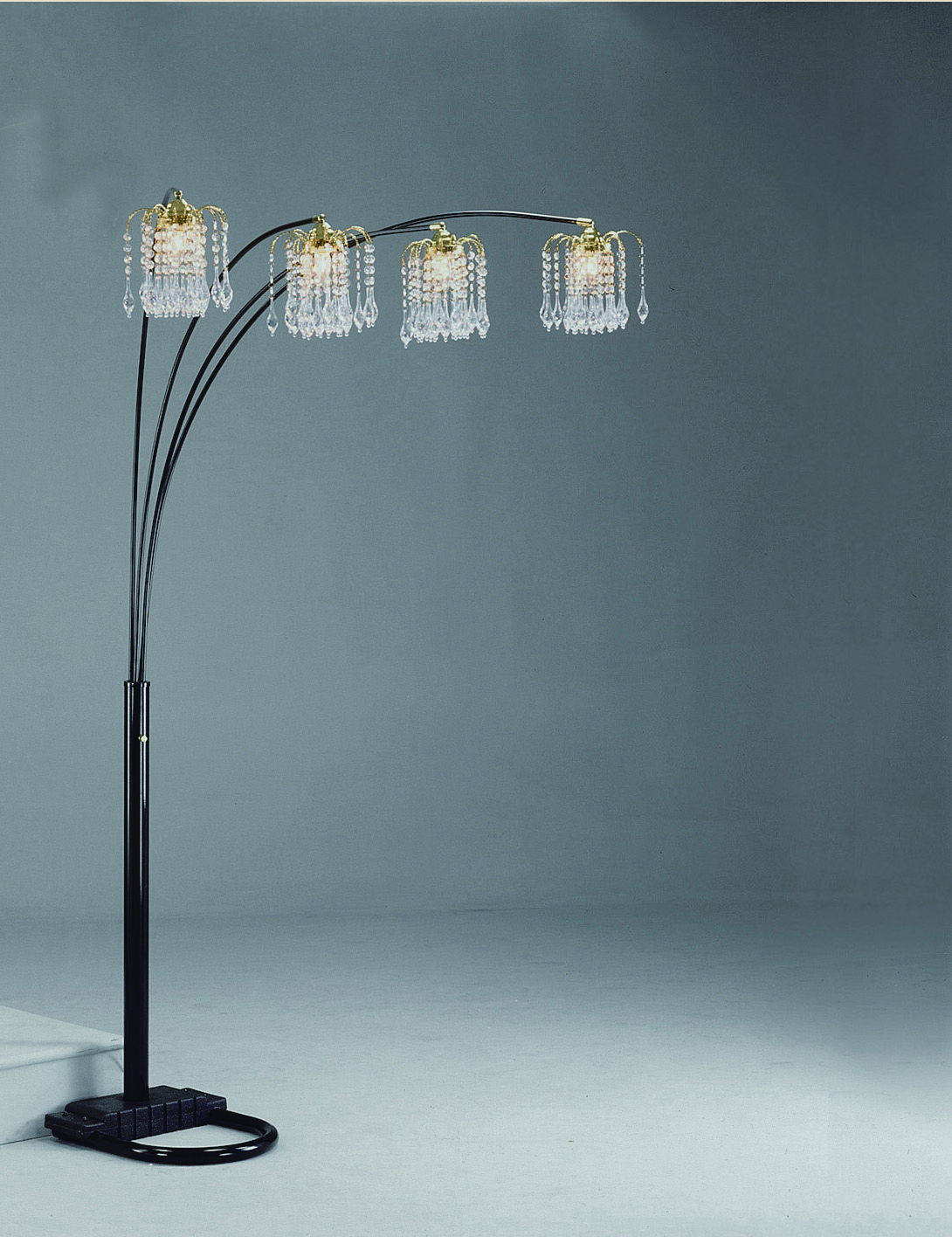 Rain Drop - Arc Lamp by Crown Mark | Bel Furniture