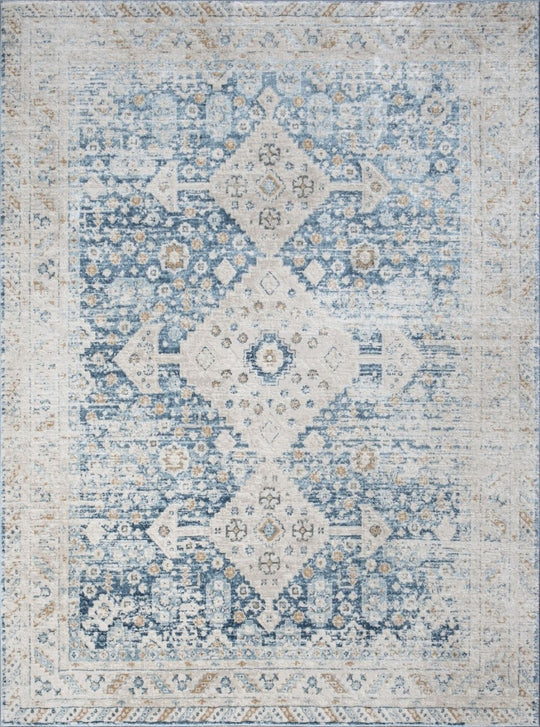 Noble - GC_GEN7003 Area Rug Blue by Icona Home Decor | Bel Furniture