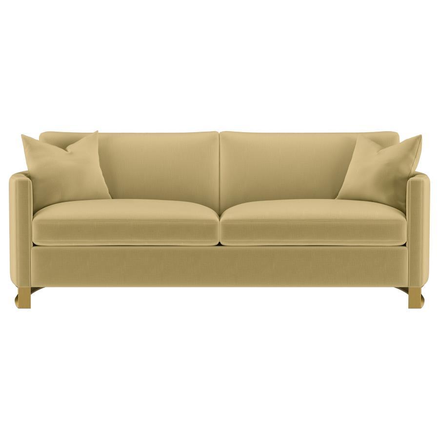 Corliss - Upholstered Arched Arm Sofa Set by CoasterElevations | Bel Furniture