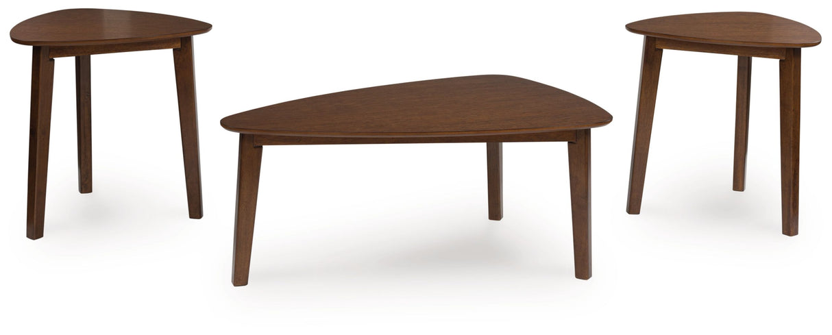 Lyncott - Brown - Occasional Wood Table Set (Set of 3) by Signature Design by Ashley® | Bel Furniture