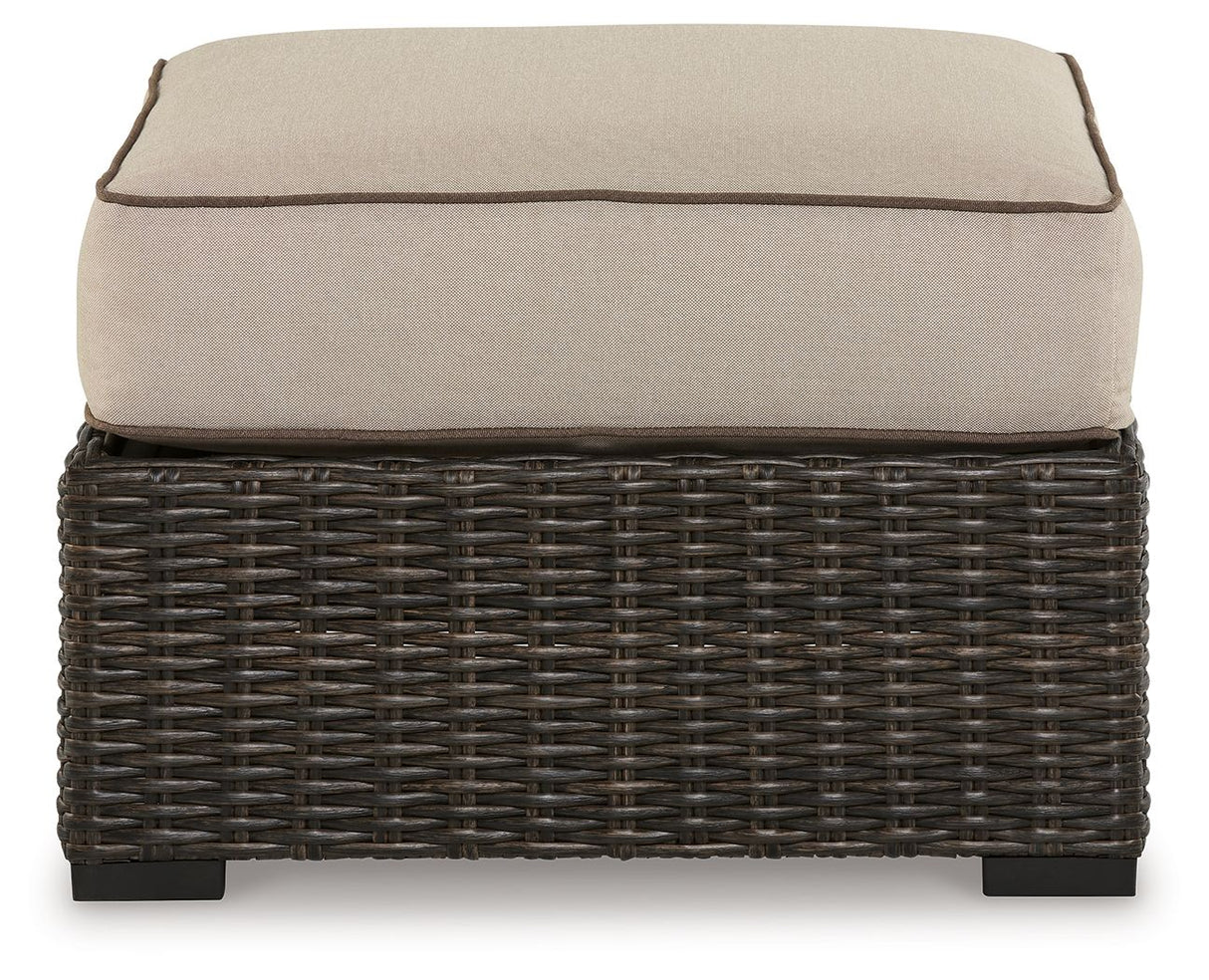 Coastline Bay - Brown - Ottoman With Cushion by Signature Design by Ashley® | Bel Furniture