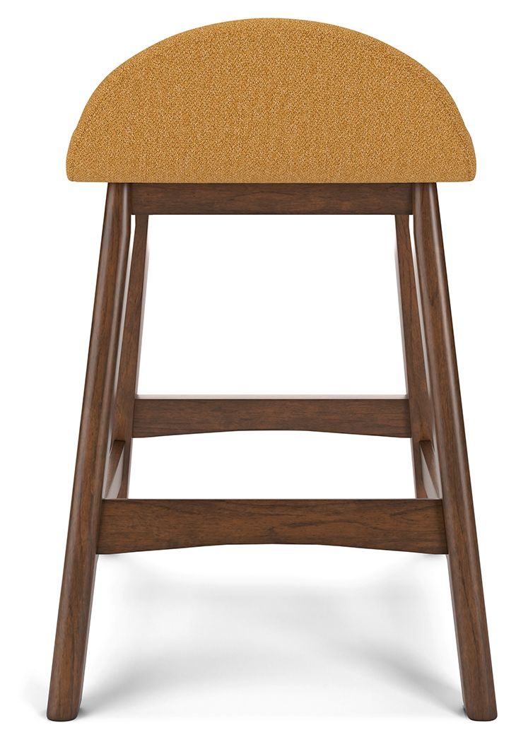 Lyncott - Upholstered Barstool (Set of 2) by Signature Design by Ashley® | Bel Furniture