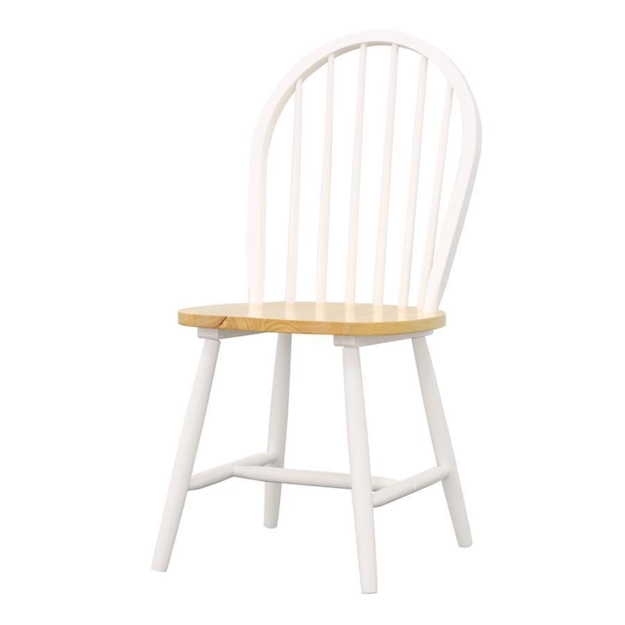 Cinder - Wood Dining Side Chair (Set of 4) - White by CoasterEveryday | Bel Furniture