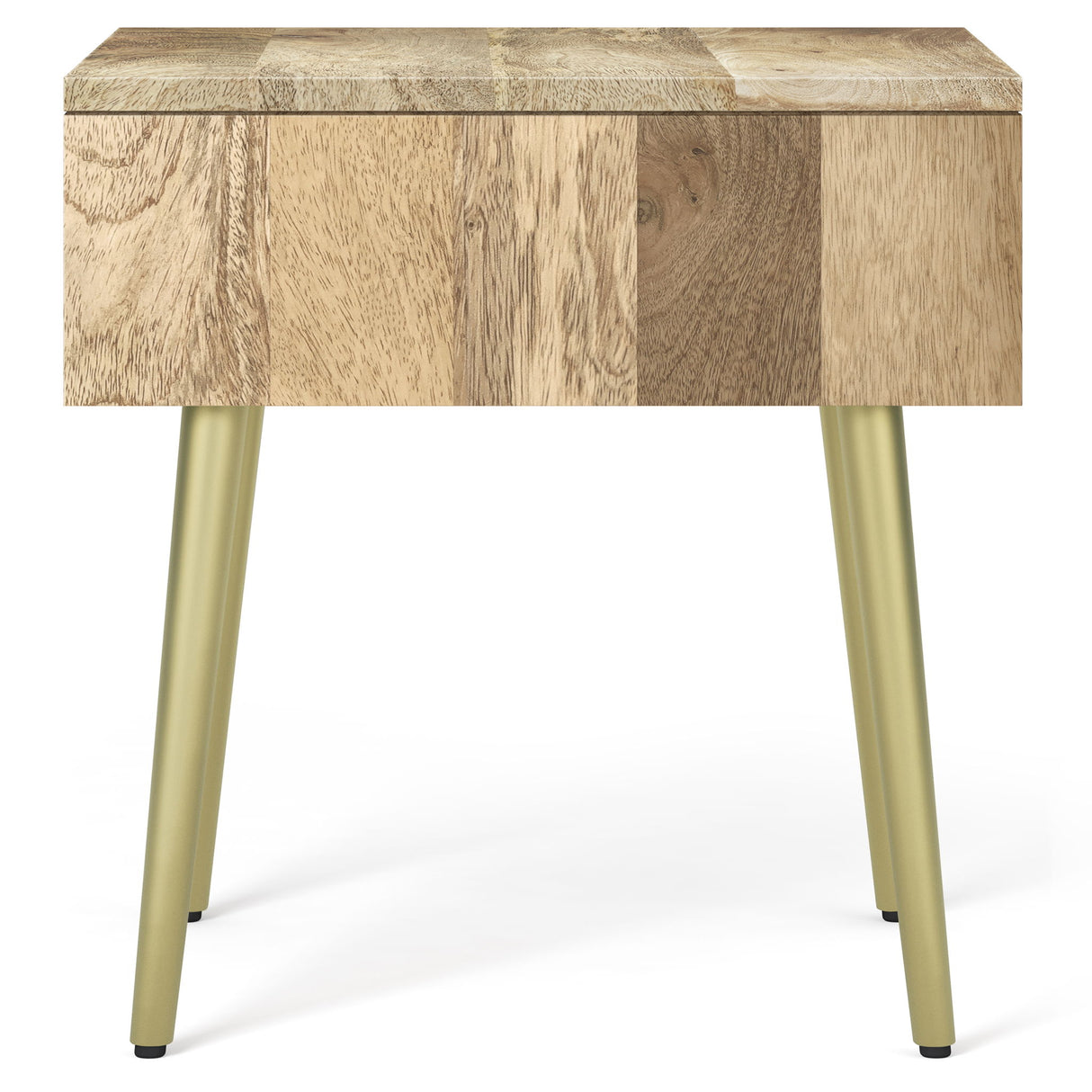 Jager - Side Table - Natural by Simpli-Home | Bel Furniture