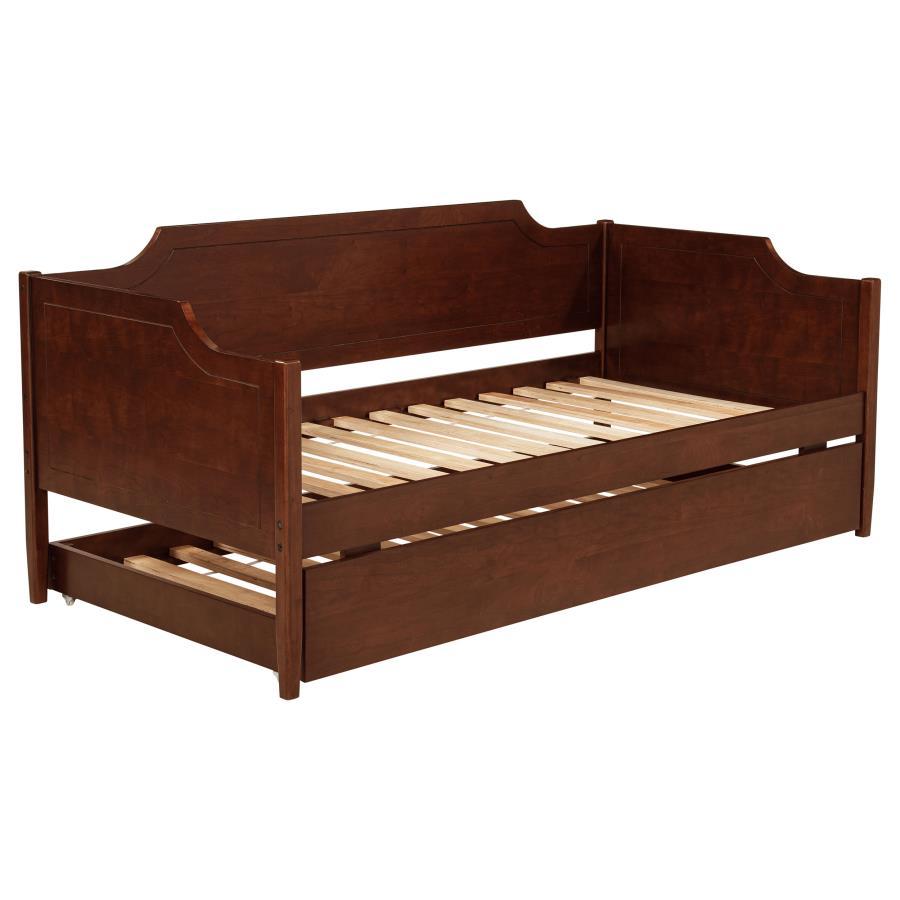 Redding - Wood Twin Daybed With Trundle - Cherry by Coaster Fine Furniture | Bel Furniture