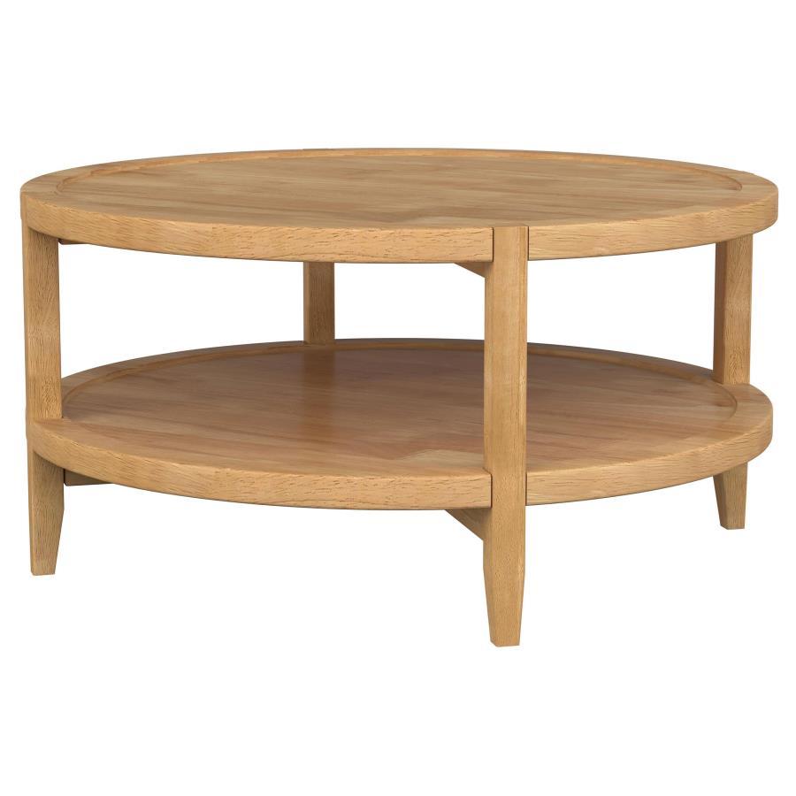Camillo - Round Solid Wood Table by Coaster Fine Furniture | Bel Furniture
