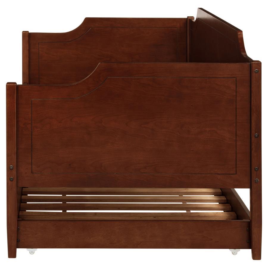 Redding - Wood Twin Daybed With Trundle - Cherry by Coaster Fine Furniture | Bel Furniture