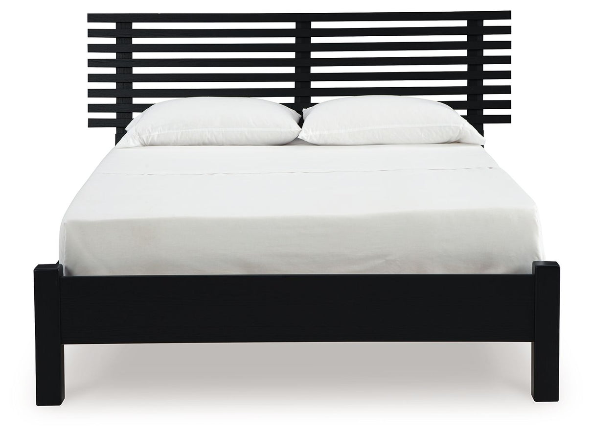 Danziar - Slat Panel Bed With Low Footboard by Signature Design by Ashley® | Bel Furniture