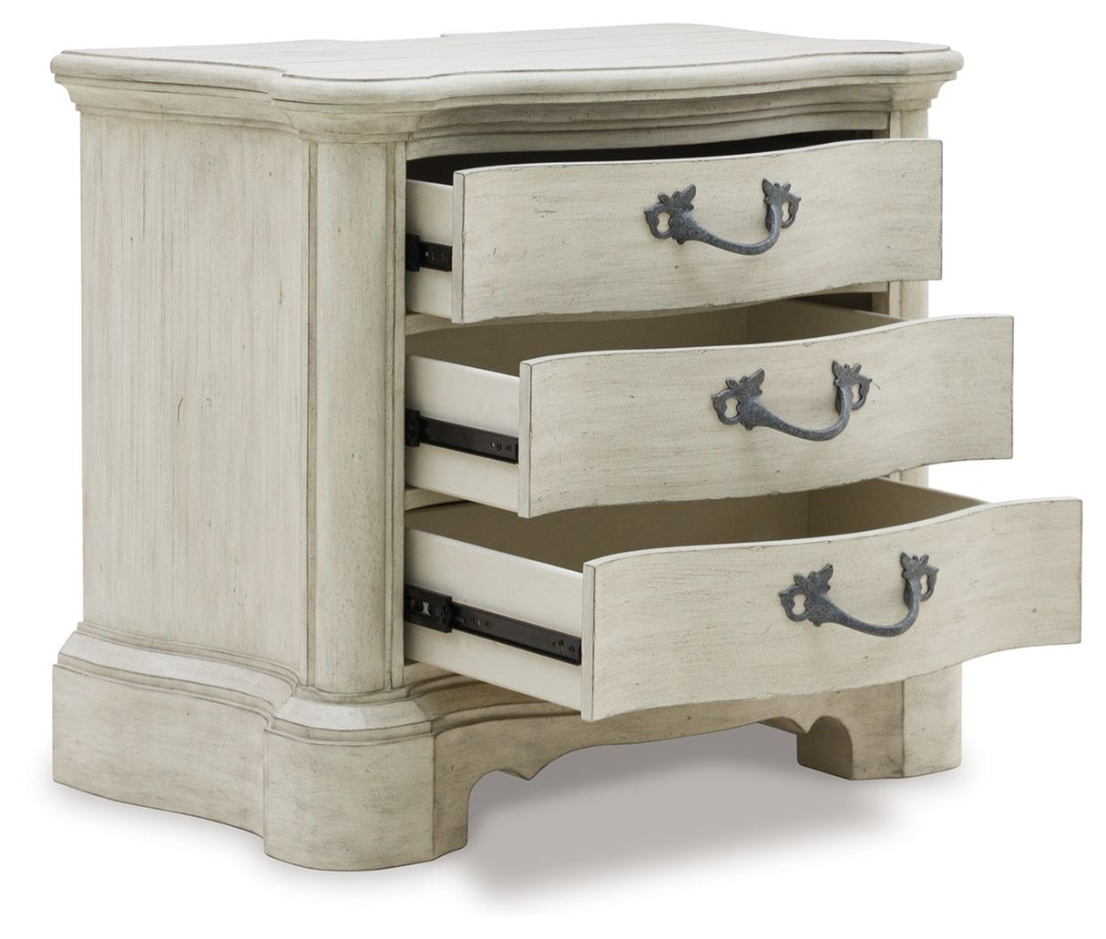 Arlendyne - Antique White - Three Drawer Night Stand by Signature Design by Ashley® | Bel Furniture