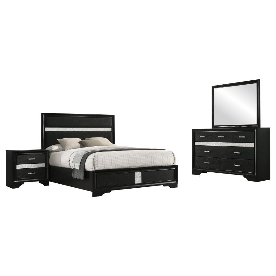 Miranda - Panel Bedroom Set - Black by Coaster Fine Furniture | Bel Furniture