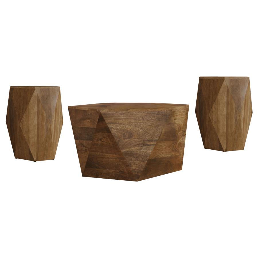 Zalika - Solid Wood Coffee And End Table Set by Coaster Fine Furniture | Bel Furniture