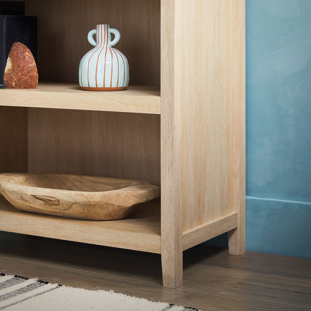 Modern 5 Shelf Open Arched Bookshelf by Walker Edison | Bel Furniture