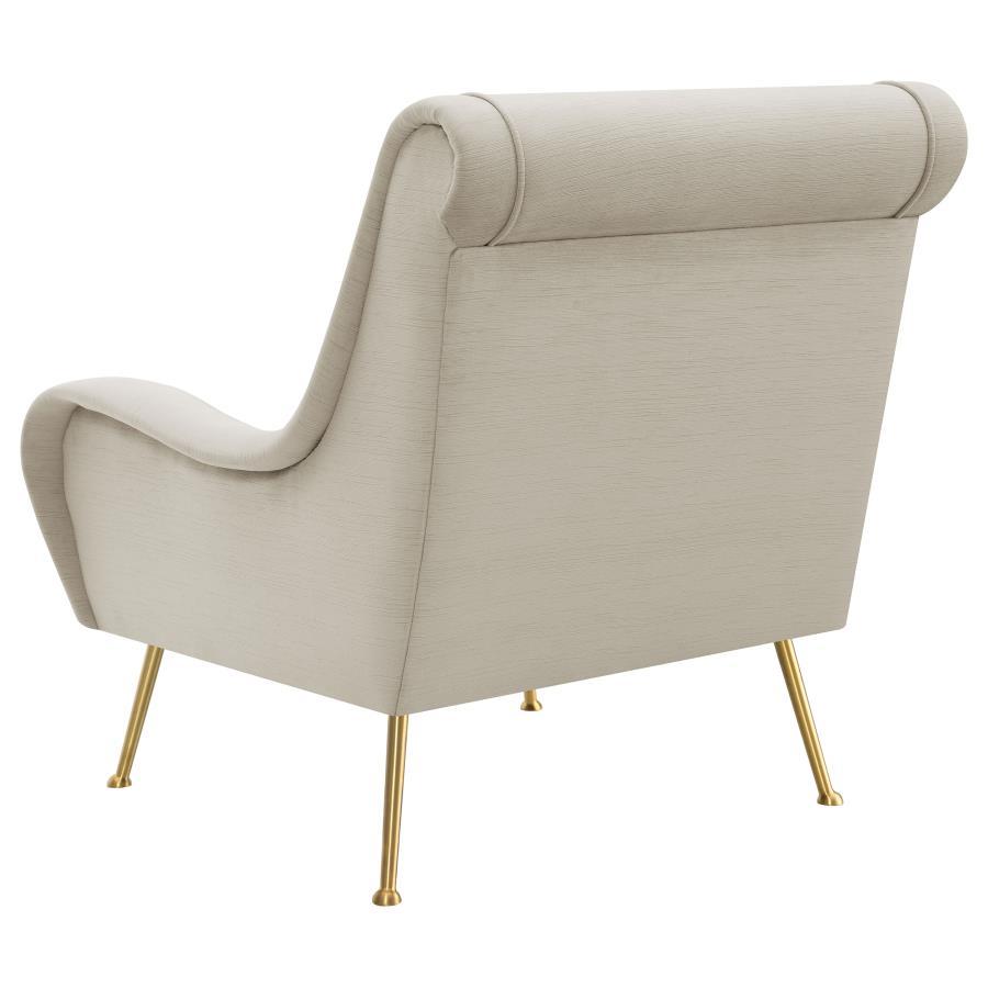 Ricci - Upholstered Saddle Arm Accent Chair by Coaster Fine Furniture | Bel Furniture