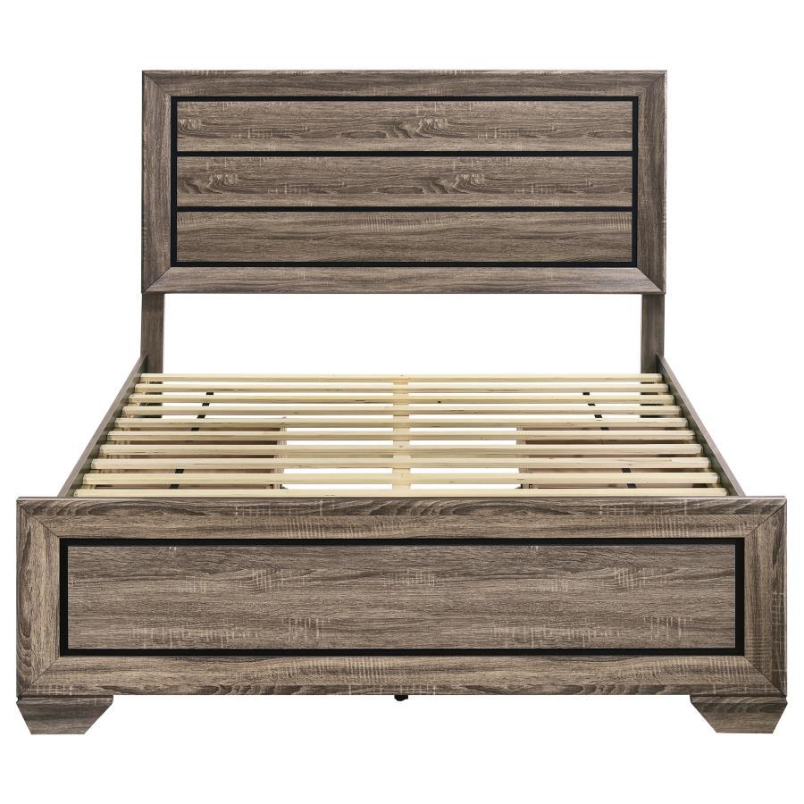 Kauffman - Wood Storage Panel Bed by CoasterEveryday | Bel Furniture