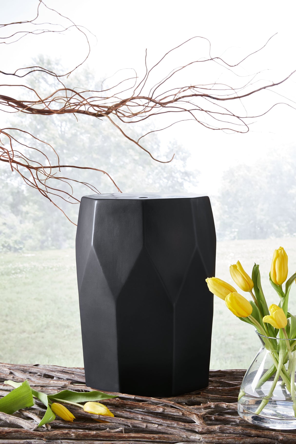 Rhysworth - Black - Stool by Signature Design by Ashley® | Bel Furniture
