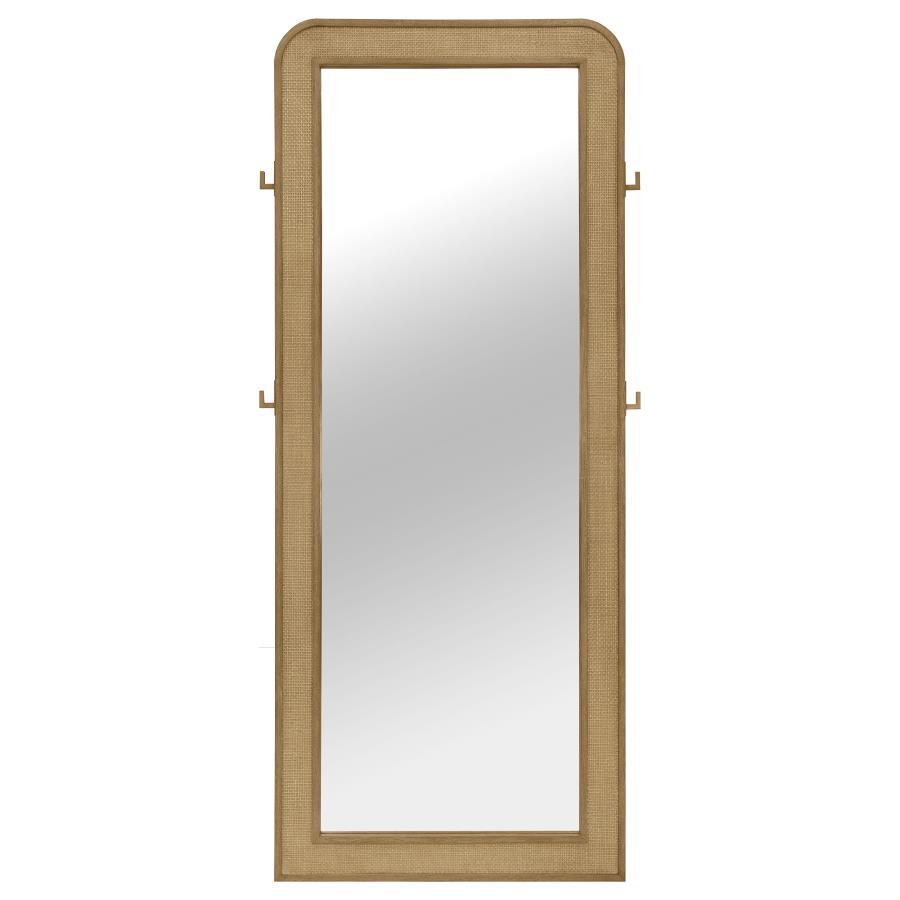 Arini - Cane Weave Full Length Standing Floor Mirror by Coaster Fine Furniture | Bel Furniture