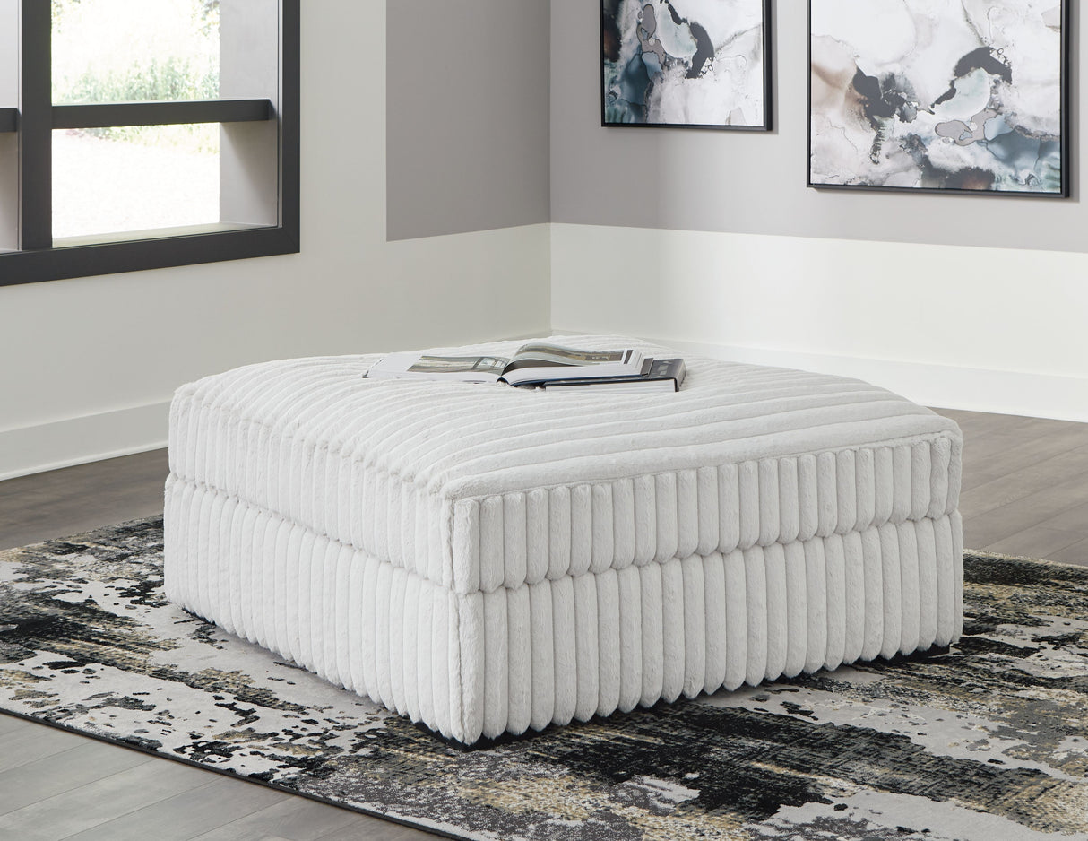 Stupendous - Alloy - Oversized Accent Ottoman by Signature Design by Ashley® | Bel Furniture