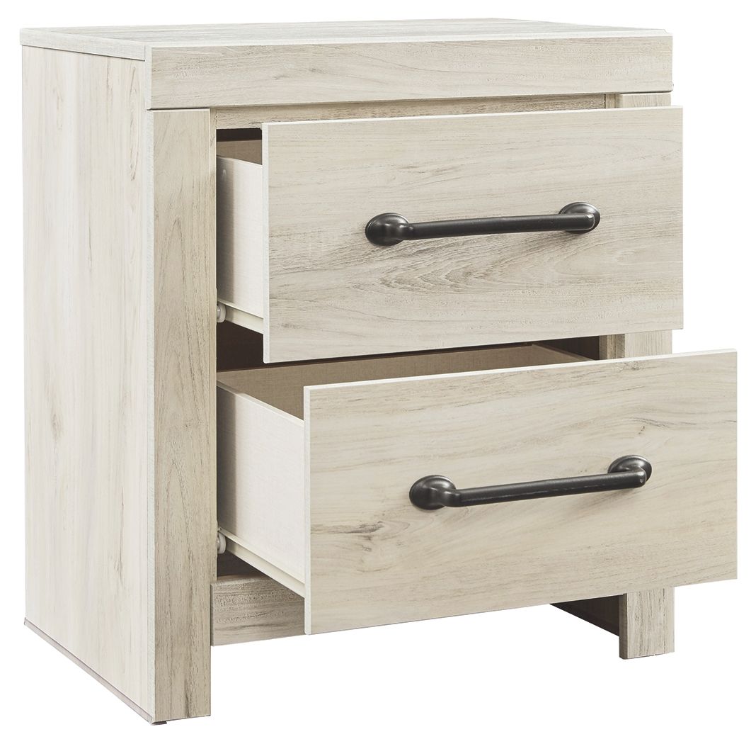 Cambeck - Whitewash - Two Drawer Night Stand by Signature Design by Ashley® | Bel Furniture