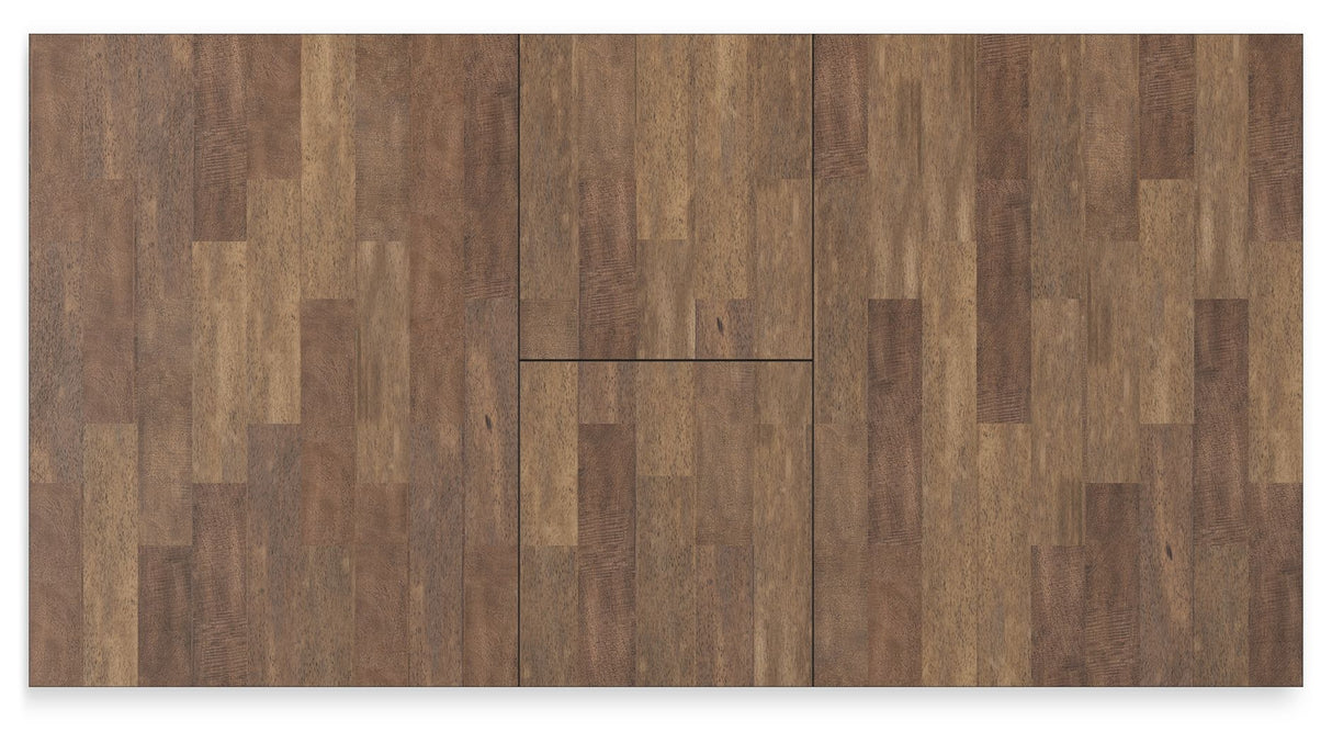 Wildenauer - Brown / Black - Rectangular Dining Extension Table by Signature Design by Ashley® | Bel Furniture