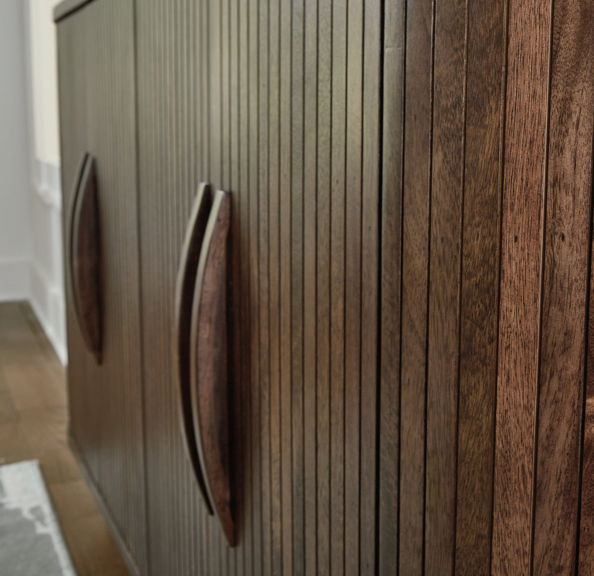 Amickly - Dark Brown - Accent Cabinet by Signature Design by Ashley® | Bel Furniture
