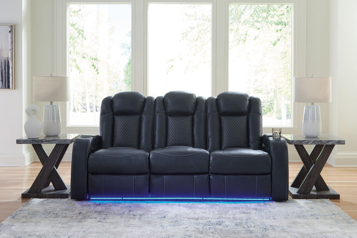 Fyne-dyme - Power Reclining Sofa With Adj Headrest by Signature Design by Ashley® | Bel Furniture