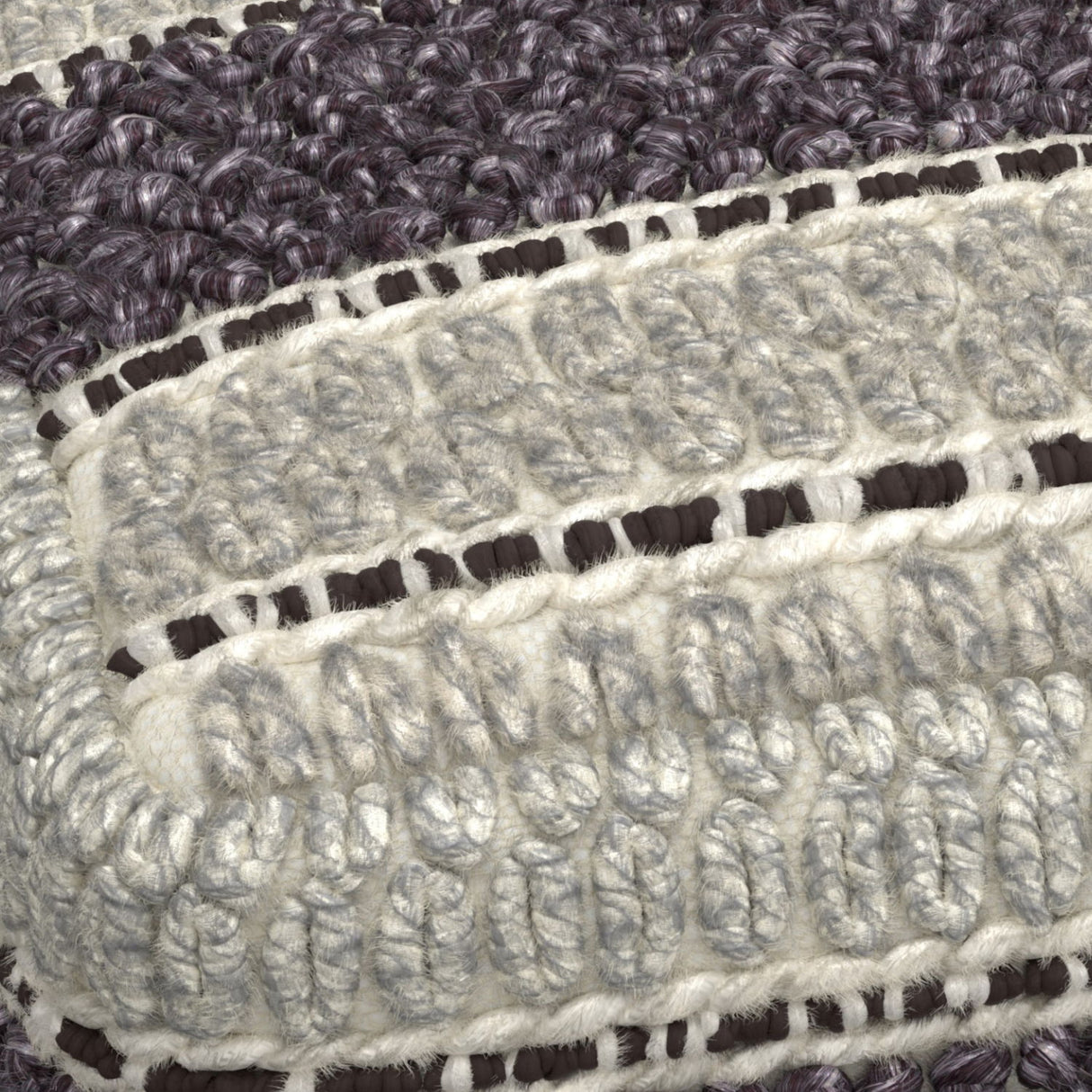 Grady - Handcrafted Square Pouf